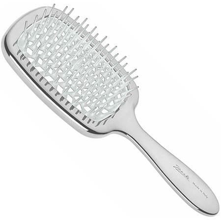 Расческа для волос JANEKE Superbrush Silver/White