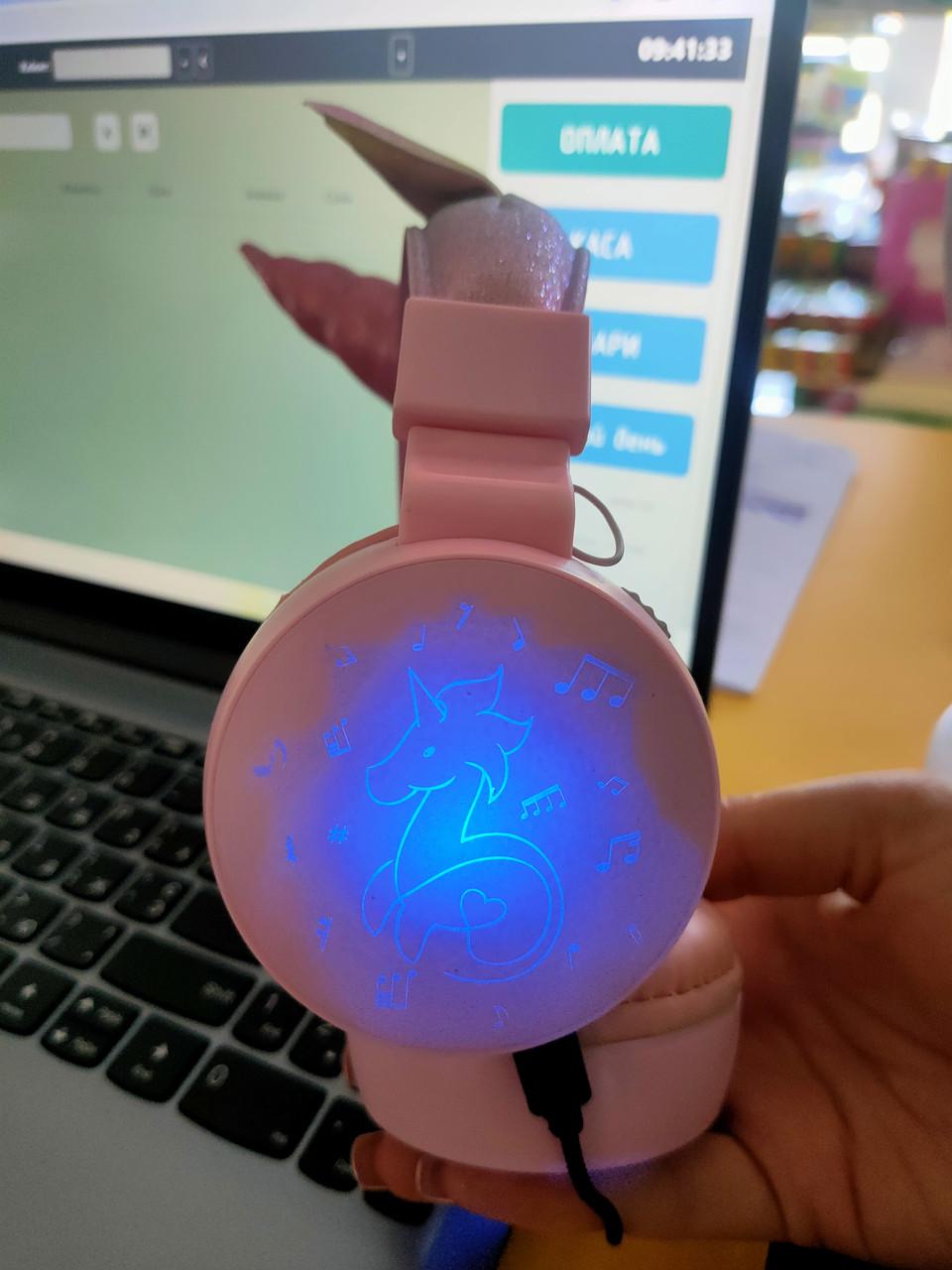 Наушники UNICORN Розовый (2155456209) - фото 3 Наушники UNICORN Розовый (2155456209) - фото 3