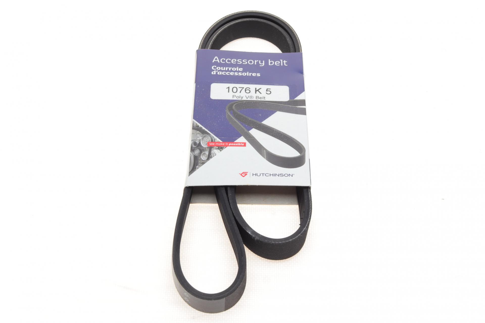 Ремень генератора HUTCHINSON Mitsubishi Galant 2.0/2.4 96-04 (1076_K_5)
