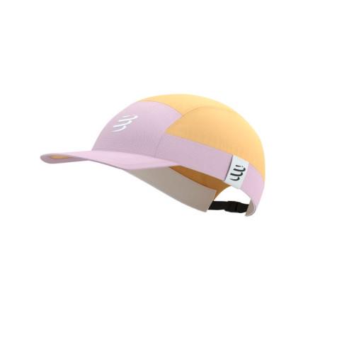 Кепка с изогнутым козырьком Compressport 5 Panel Light Cap 2025 Buff Orange/Roseate (20220652)