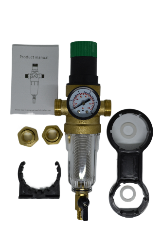 Фільтр із редуктором Holsmann для холодної води 1/2" (1441) Фільтр із редуктором Holsmann для холодної води 1/2" (1441)