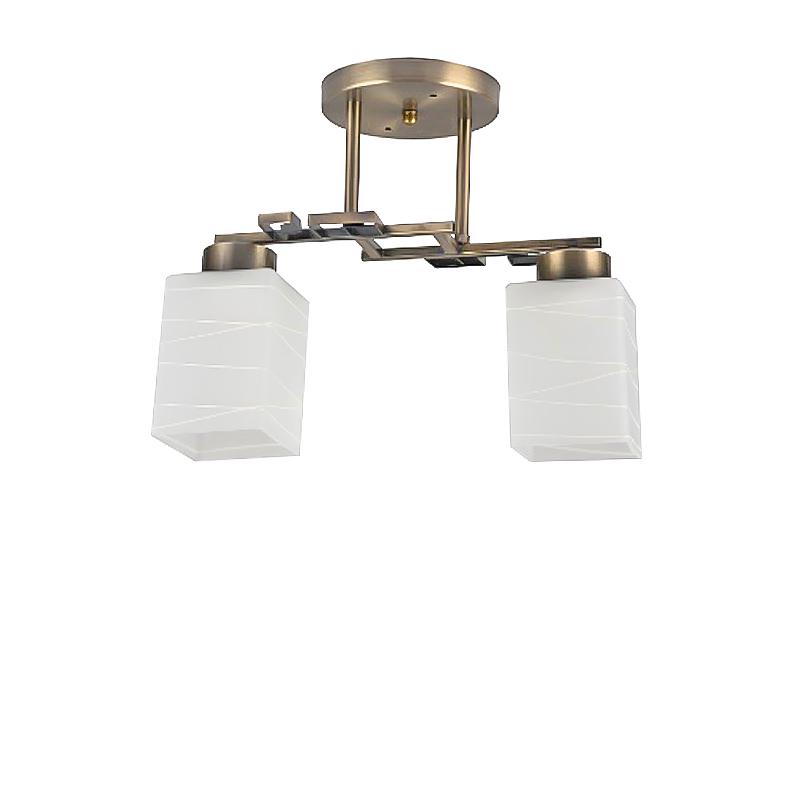 Люстра стельова Light House SRS-16249-2 на дві лампи Бронза