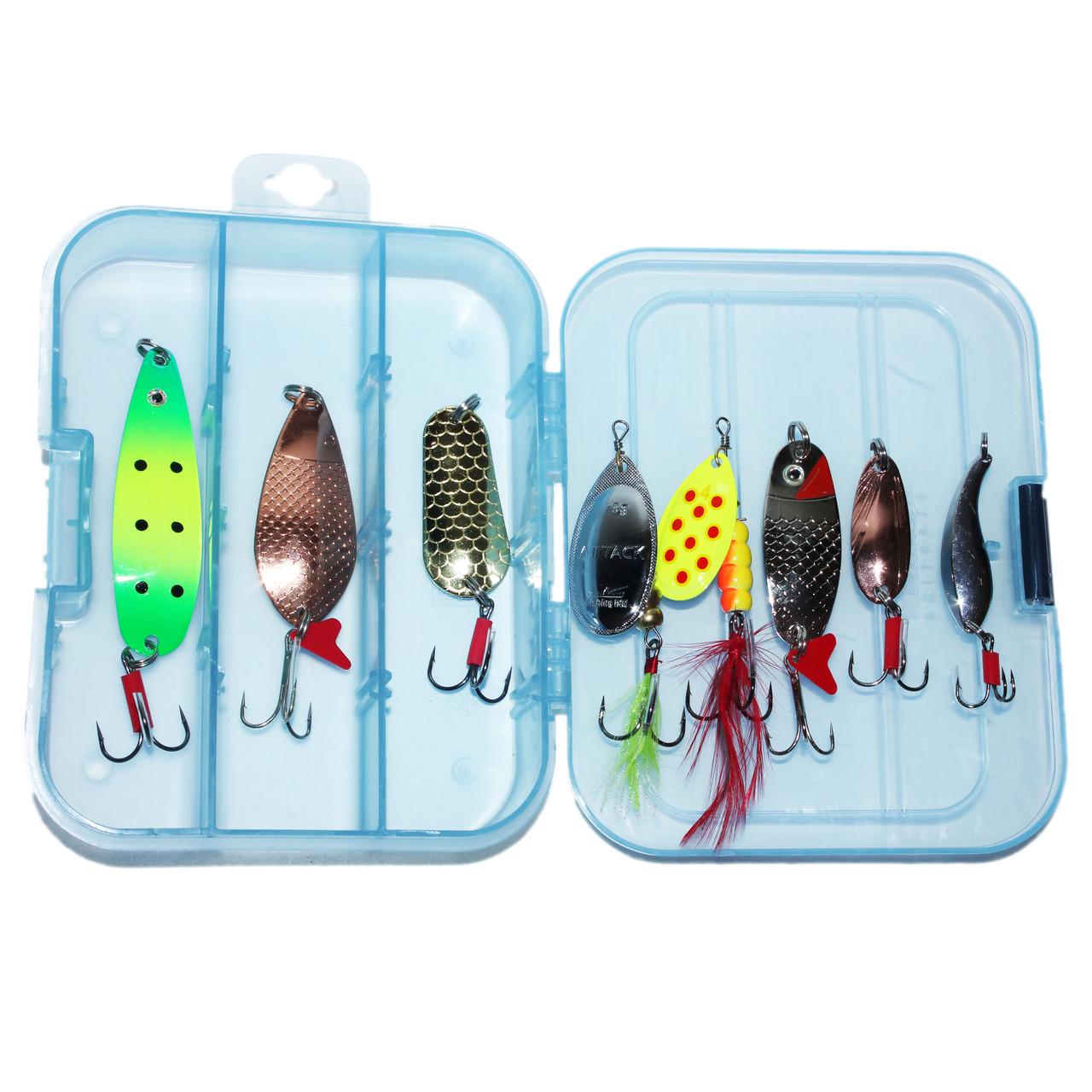 Набор блесен для ловли хищника в коробке - фото 5 Набор блесен для ловли хищника в коробке - фото 5