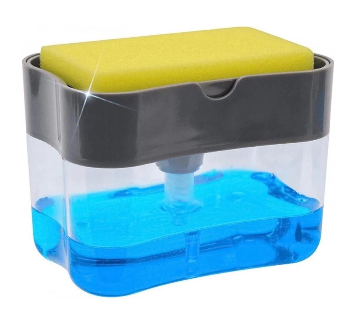 Дозатор натискний Soap Pump and Sponge Caddy для мийного засобу з підставкою для губки (1054)