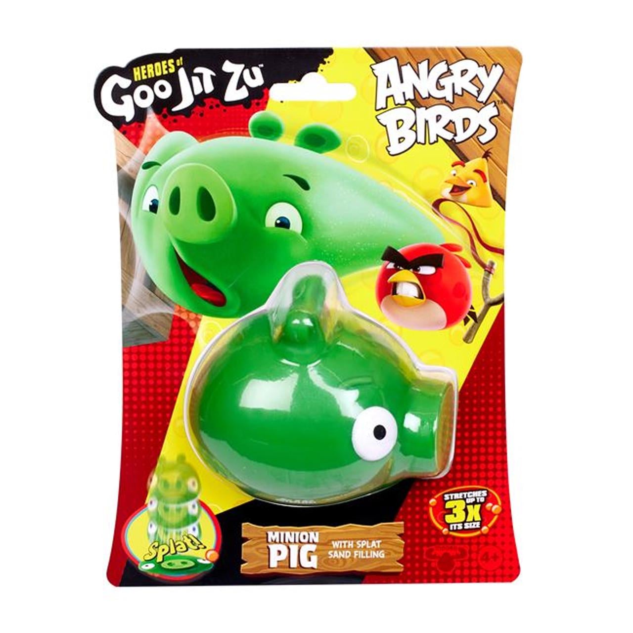 Фігурка що розтягується GooJitZu свинка Енгрі Бьордс/Heroes of Goo Jit Zu Angry Birds Minion Pig (2502516274)