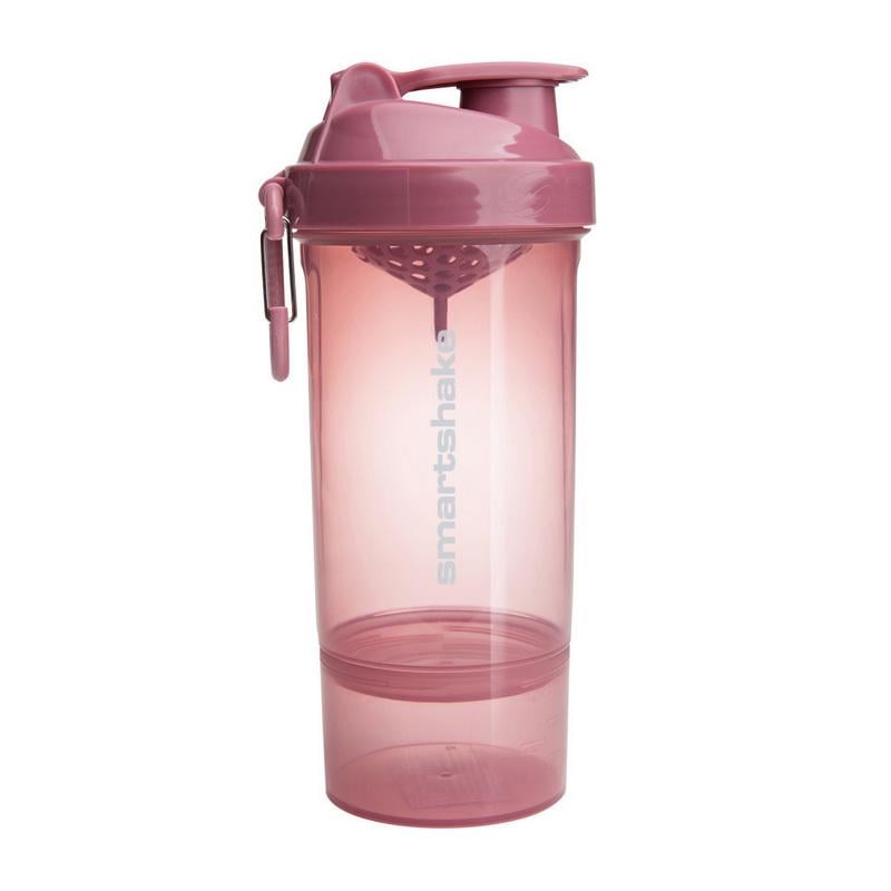 Шейкер для протеина с отсеком SmartShake Original2Go One 800 мл Темно-розовый