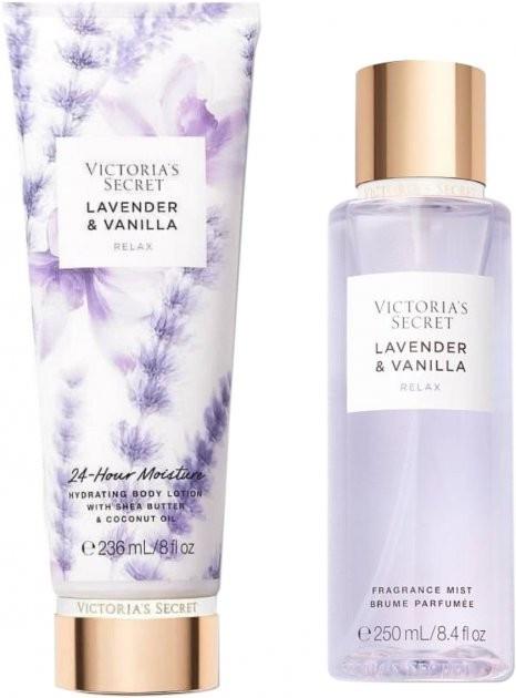 Набір косметики Victoria's Secret Lavender&Vanilla спрей 250 мл/лосьйон 236 мл (2094754580) - фото 1