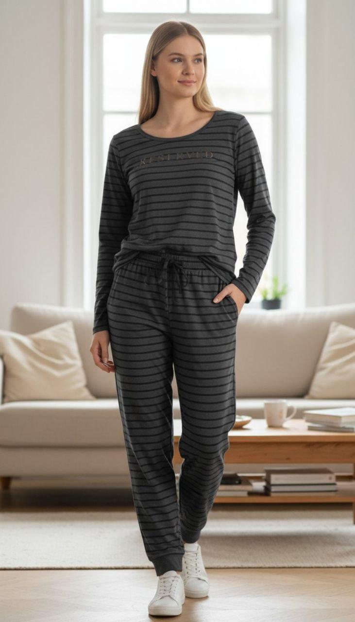 Пижама женская Vienetta 804238k L Серый (12381563)