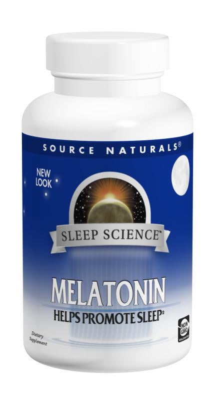 Мелатонин Source Naturals Sleep Science 1 мг 200 таблеток (SN0720)