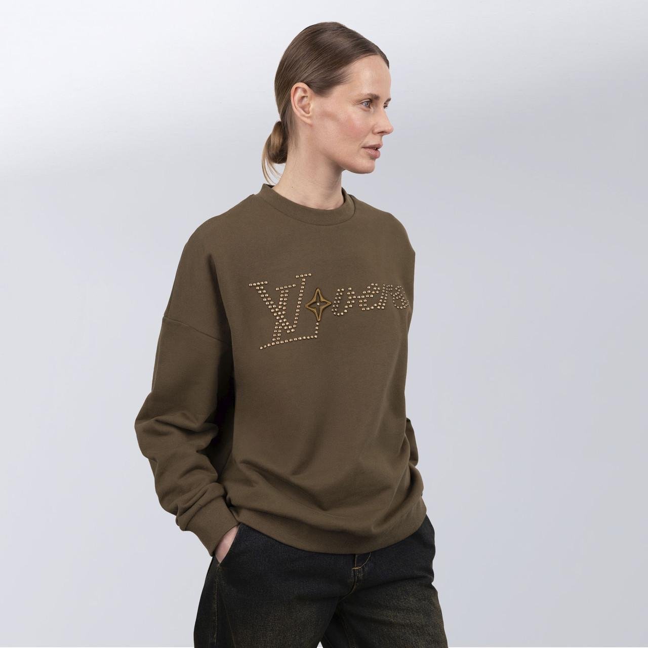 Толстовка жіноча Louis Vuitton Signature M Хакі (2588762875)
