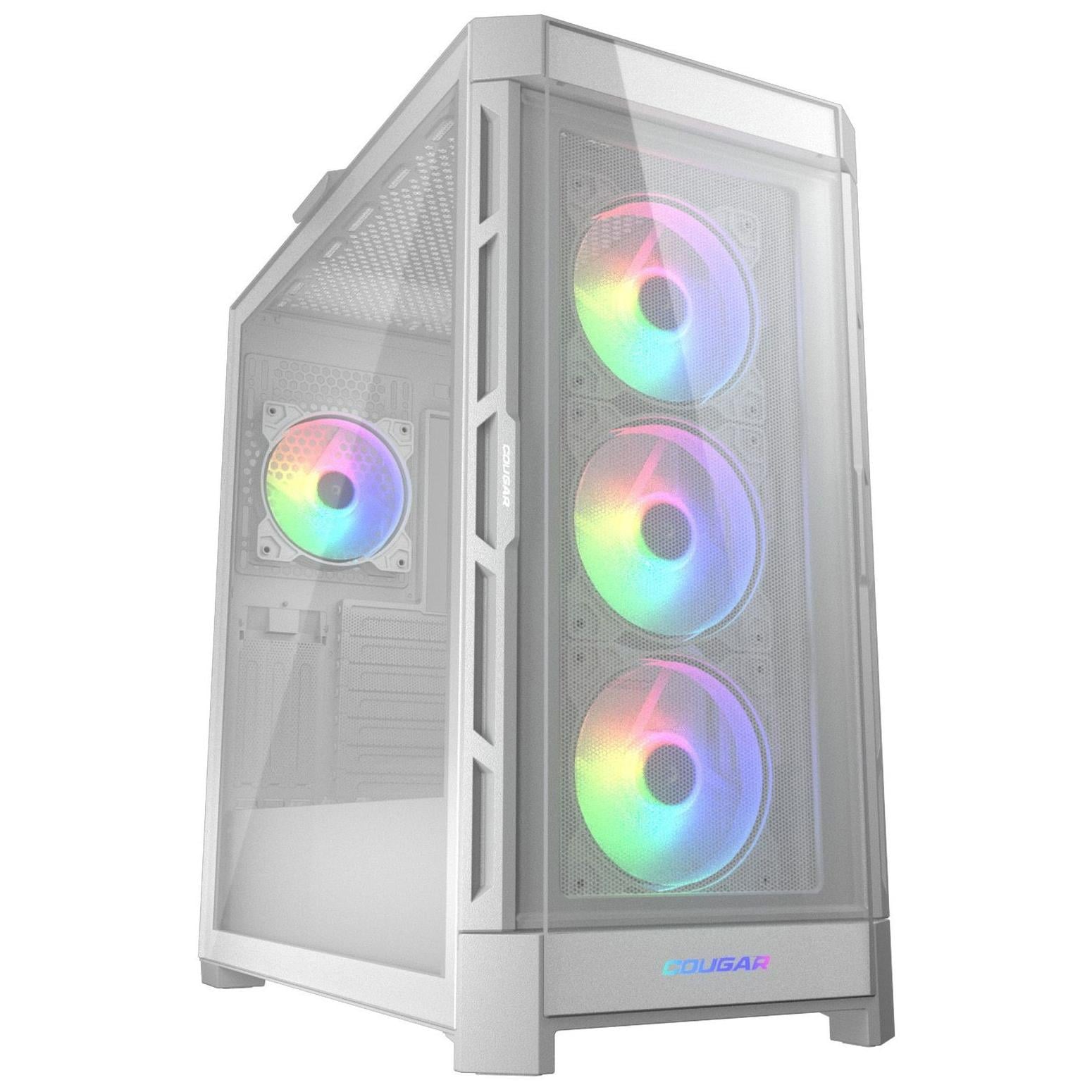 Корпус для ПК Cougar Duoface Pro RGB Midi-Tower no PSU E-ATX/ATX/MicroATX/Mini-ITX/CEB ARGB White (35227035)