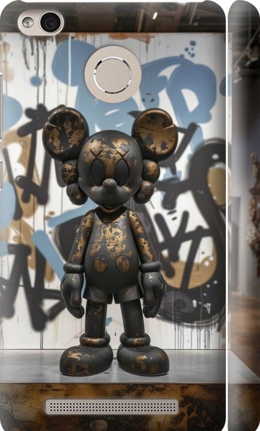 Чехол на Xiaomi Redmi 3s Bronze kaws v2 (6098m-357-42517)