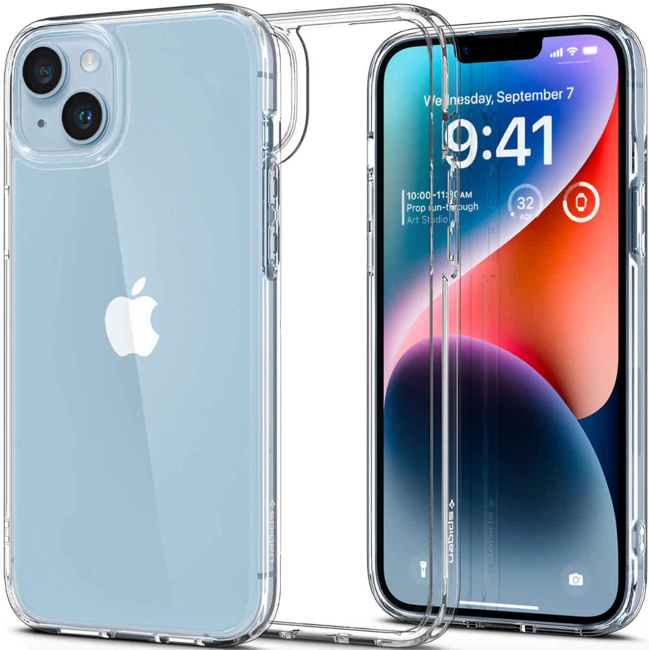 Чехол накладка Spigen Ultra Hybrid Case for iPhone 14, Clear (ACS05040)