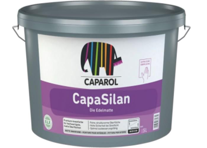 Фарба інтер'єрна силіконова Caparol CapaSilan глибоко-матова 5 л Білий (1814317429)