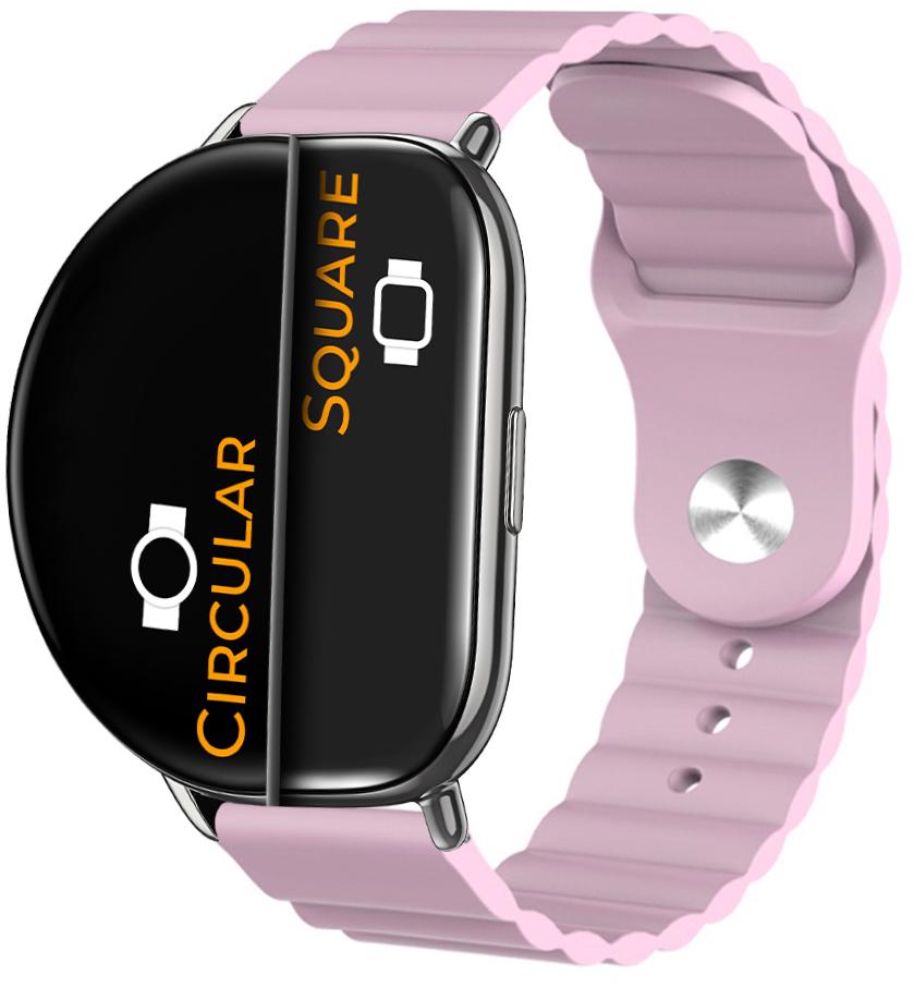 Ремешок Wave для ZEPP E Square/Circular Pink (26348-31)