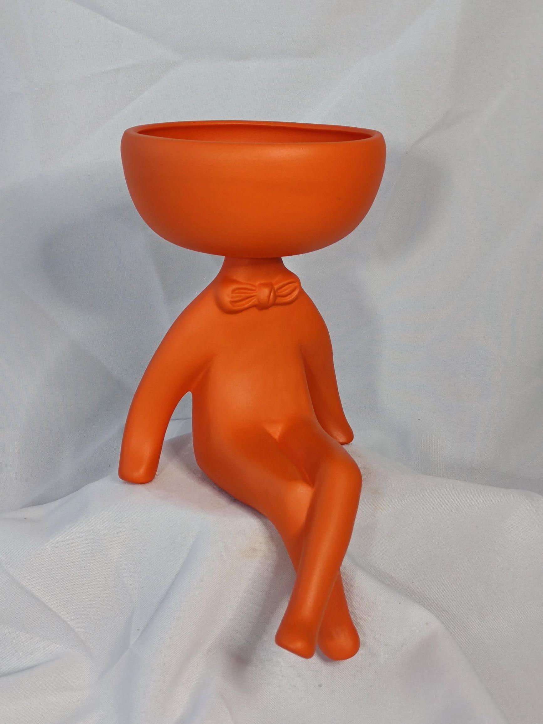 Кашпо-вазон KeramaTato Франт порошкове покриття з мохом 27х15 см 0,7 л Апельсин Помаранчевий (ФМАп27/15/0,7) - фото 7 Кашпо-вазон KeramaTato Франт порошкове покриття з мохом 27х15 см 0,7 л Апельсин Помаранчевий (ФМАп27/15/0,7) - фото 7