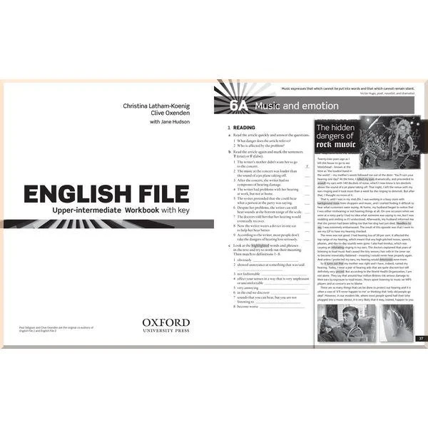 Рабочая тетрадь English File Third Edition Upper-Intermediate Workbook with key - фото 4