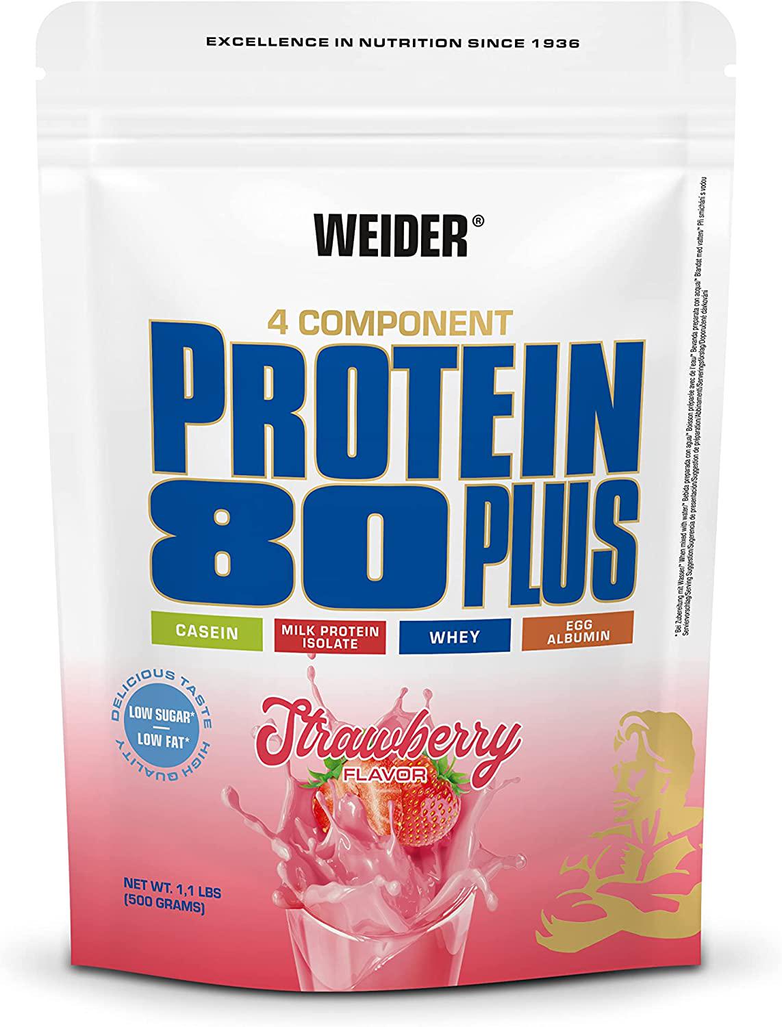 Протеин Protein 80 Plus 500 г Strawberry Протеин Protein 80 Plus 500 г Strawberry