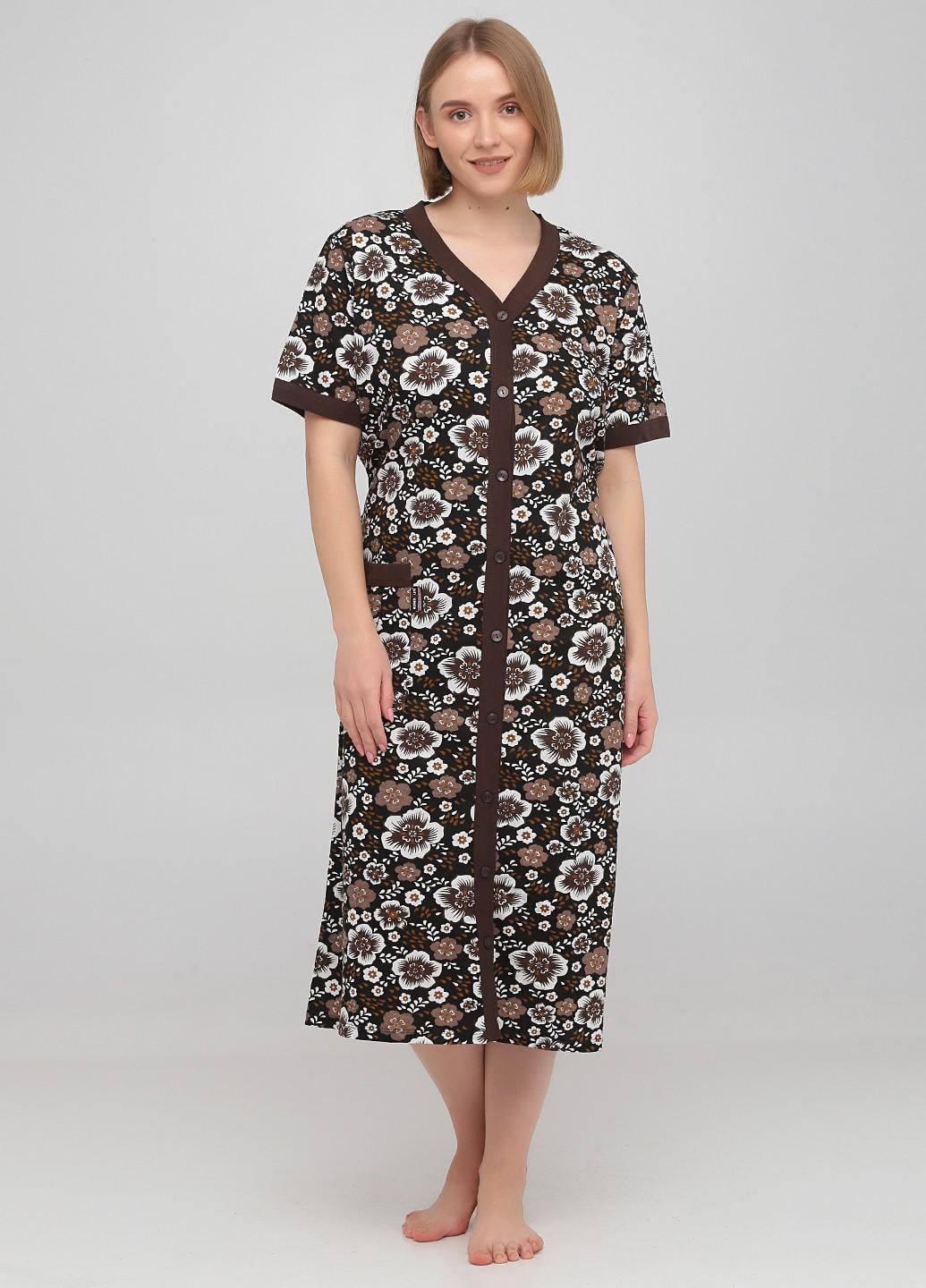 Домашний женский халат Romeo Life 7 Коричневый (4180-40)