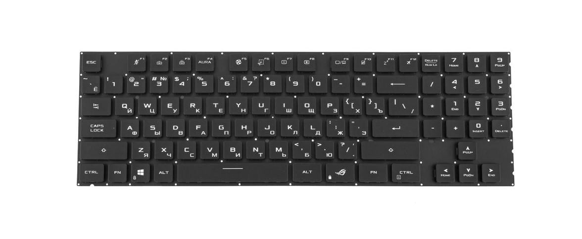 Клавиатура для ноутбука Asus GX703HM с подсветкой клавиш (0KNR0-E631RU00)