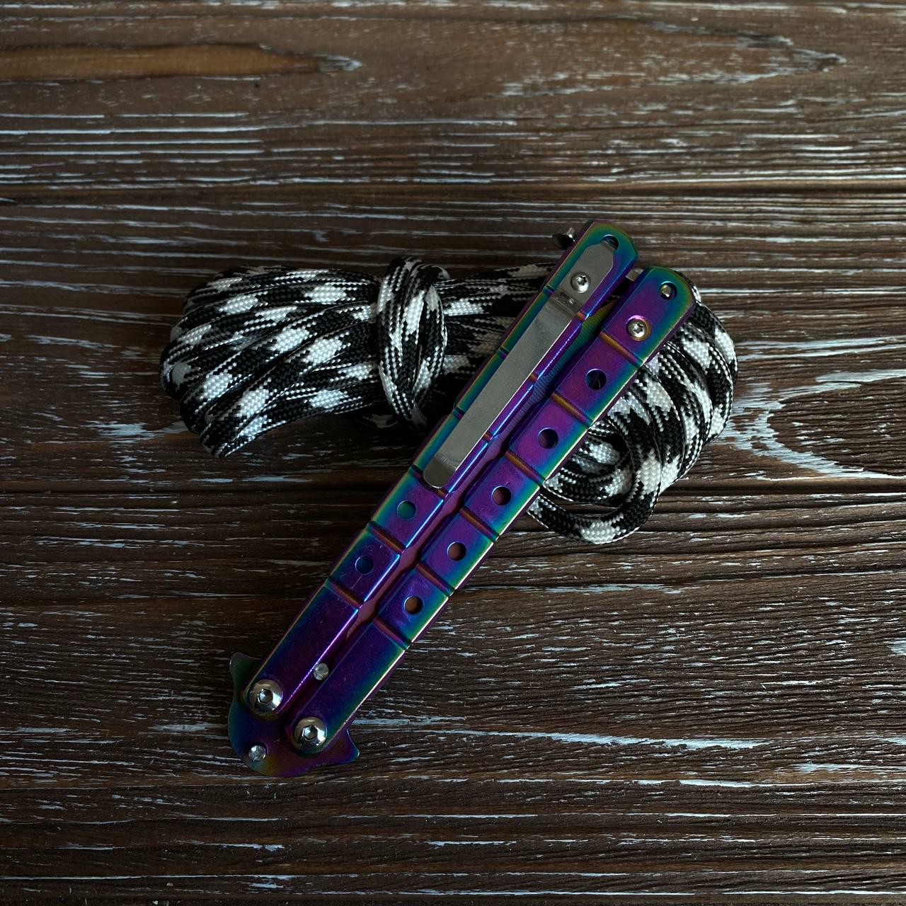 Нож бабочка клинок 10 см (284) - фото 3 Нож бабочка клинок 10 см (284) - фото 3