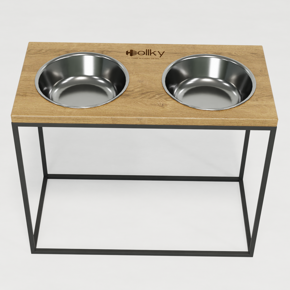 Миски на подставке для больших собак Hollky Base XL20 2х1,8 л (BXL40-522640-GRNT) - фото 3 Миски на подставке для больших собак Hollky Base XL20 2х1,8 л (BXL40-522640-GRNT) - фото 3