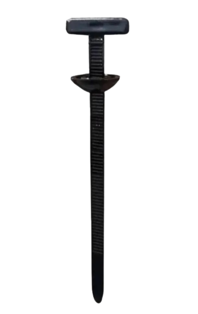 Хомут-стяжка з круглим затискачем 90x20 мм Чорний (70393)