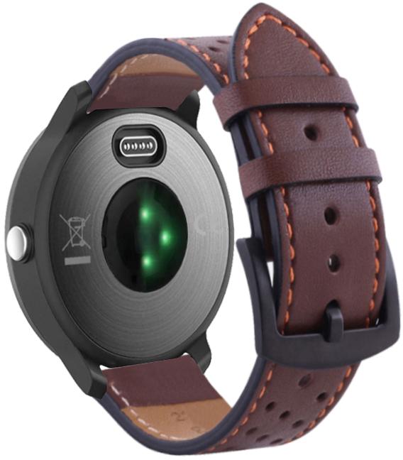 Ремінець шкіряний Classico для Garmin Vivoactive 3 Brown (16933) Ремінець шкіряний Classico для Garmin Vivoactive 3 Brown (16933)