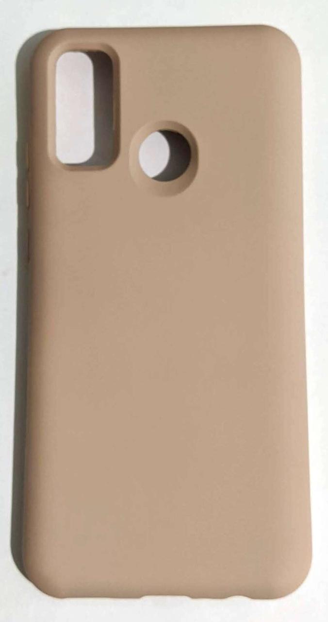 Силіконовий чохол Silicone Case для Huawei P Smart 2020 pink-sand