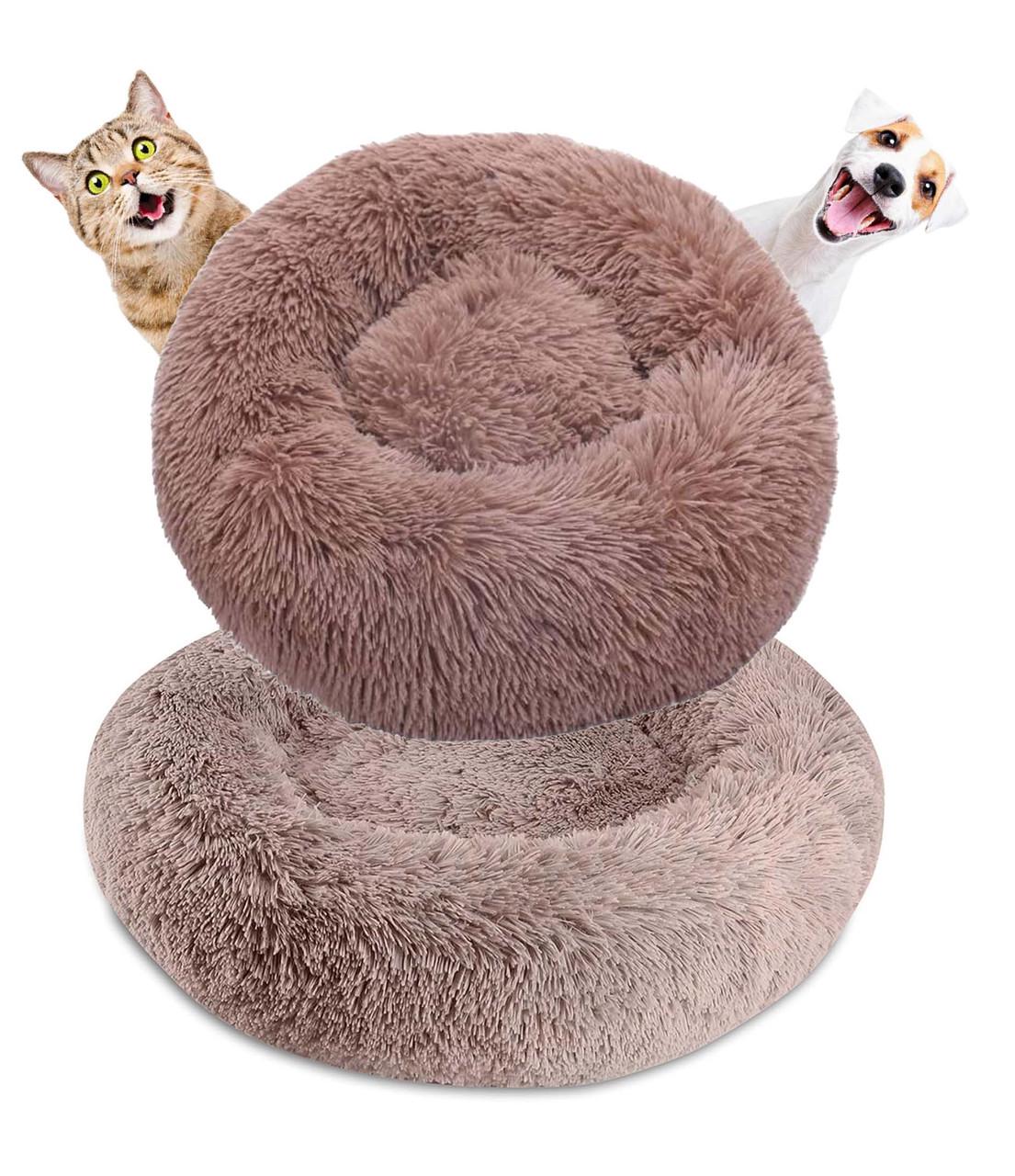 Лежанка для кошек и собак Гнездо S 50 см от 3-7 кг Beige - фото 4 Лежанка для кошек и собак Гнездо S 50 см от 3-7 кг Beige - фото 4