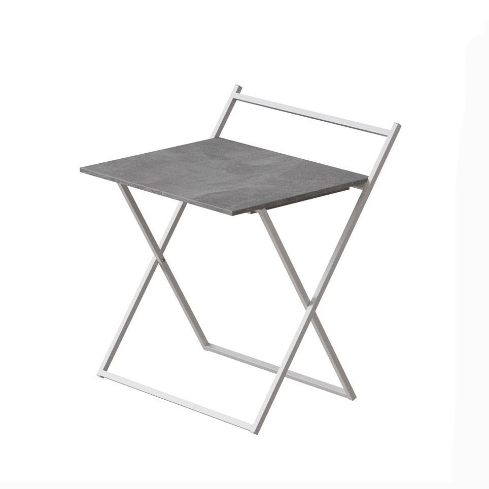 Стол-трансформер Ferrum-decor Компакт 3 металл/ДСП 16 мм 750x790x720 мм Белый/Бетон (FRD-104689) - фото 1 Стол-трансформер Ferrum-decor Компакт 3 металл/ДСП 16 мм 750x790x720 мм Белый/Бетон (FRD-104689) - фото 1