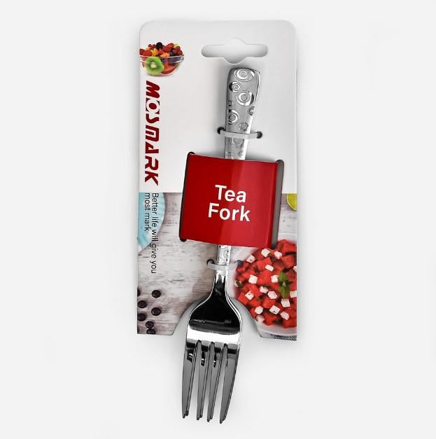 Вилка десертная Stenson Bubbles Silver 3 шт. (AN013212)