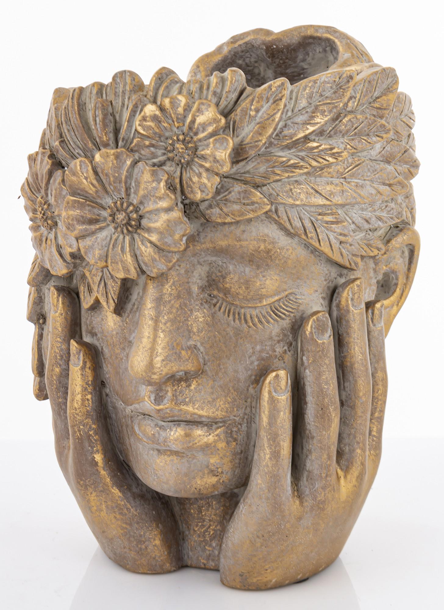 Кашпо цементное Cyrus Stone 24x17x21 см (161103) Кашпо цементное Cyrus Stone 24x17x21 см (161103)