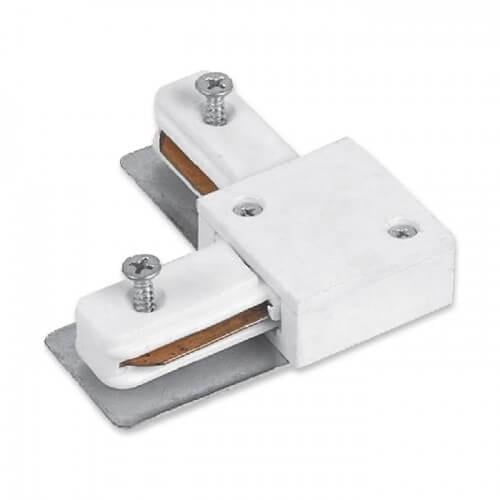 Угловой коннектор Feron 6679 LD1005 для однофазного встроенного шинопровода Белый