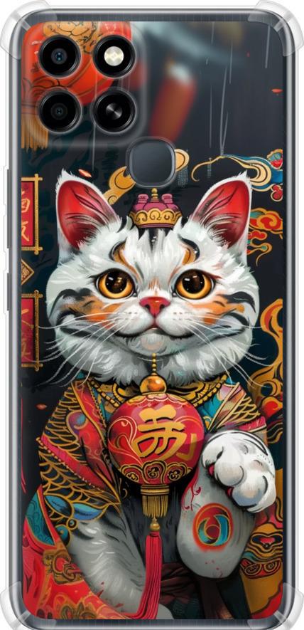 Чехол на Infinix Smart 6 China Cat v2 (6135sp-2758-42517)