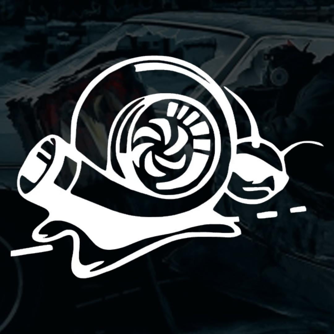 Наклейка автомобильная с рисунком Турбина и монтажная пленка 17х12 см (2103694864)