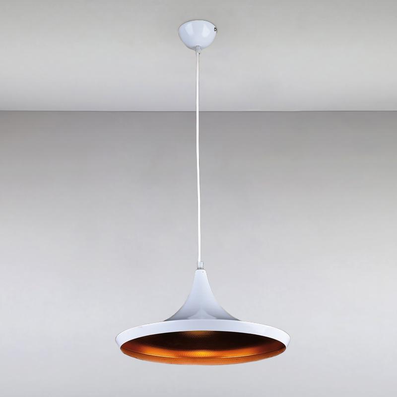 Люстра подвесная лофт Light House LS-15138-1 WHITE на одну лампу Белыый