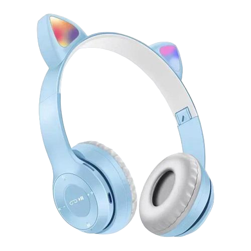 Наушники беспроводные Bluetooth Cat XY-204 с подсветкой (01804-3)