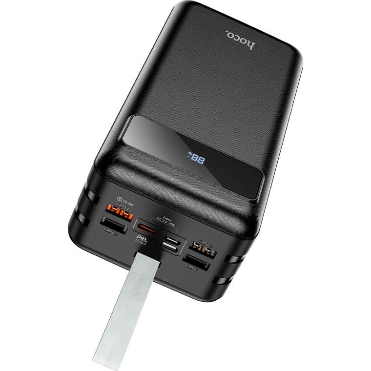 Внешний аккумулятор Hoco J86B Electric 60000 mAh 22,5W Black (771742) - фото 4 Внешний аккумулятор Hoco J86B Electric 60000 mAh 22,5W Black (771742) - фото 4