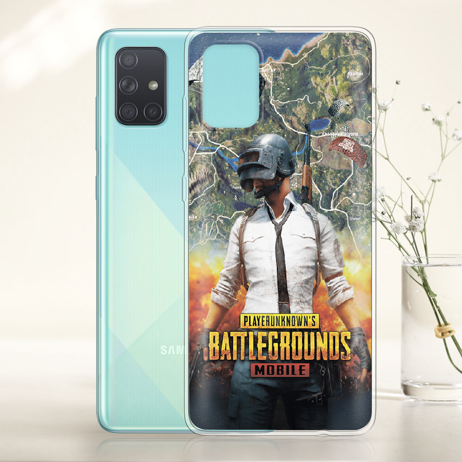 Чохол BoxFace Samsung A715 Galaxy A71 PUBG Mobile Прозорий силікон (38850-up2309-38850) - фото 2