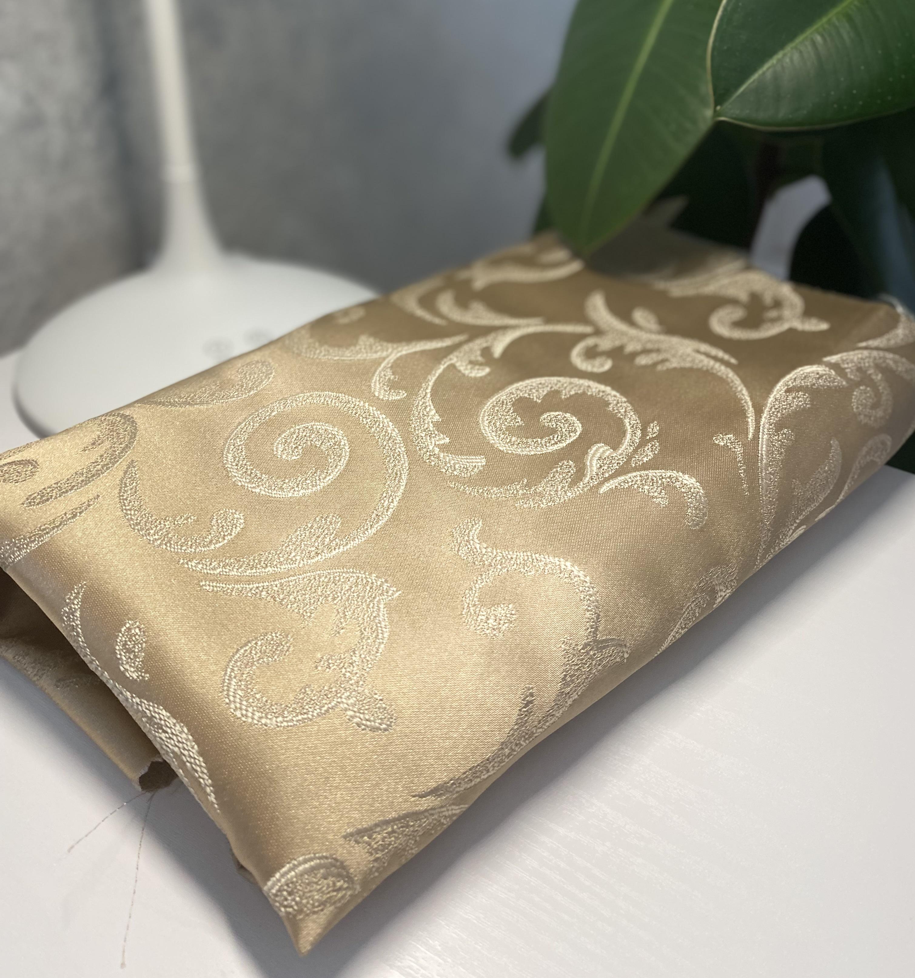 Тканина жакард Mebellini Ніколь 145 см Капучино (MTEP2000-009) - фото 6 Тканина жакард Mebellini Ніколь 145 см Капучино (MTEP2000-009) - фото 6