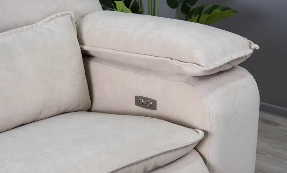Диван Денвер без консоли Бежевый - фото 7