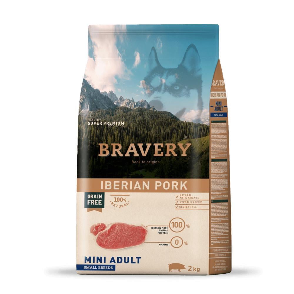 Корм для собак Bravery Dog Iberian Pork Mini Small Breeds с иберийской свининой 2 кг (1659835964)