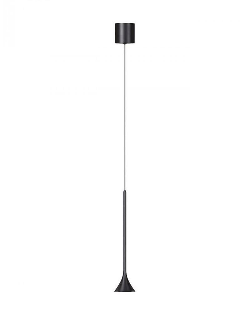 Підвісний LED-світильник-люстра Kloodi PE-KATYA308 5W 3K 24D BK 5W 3000К IP20 Чорний (28769408)