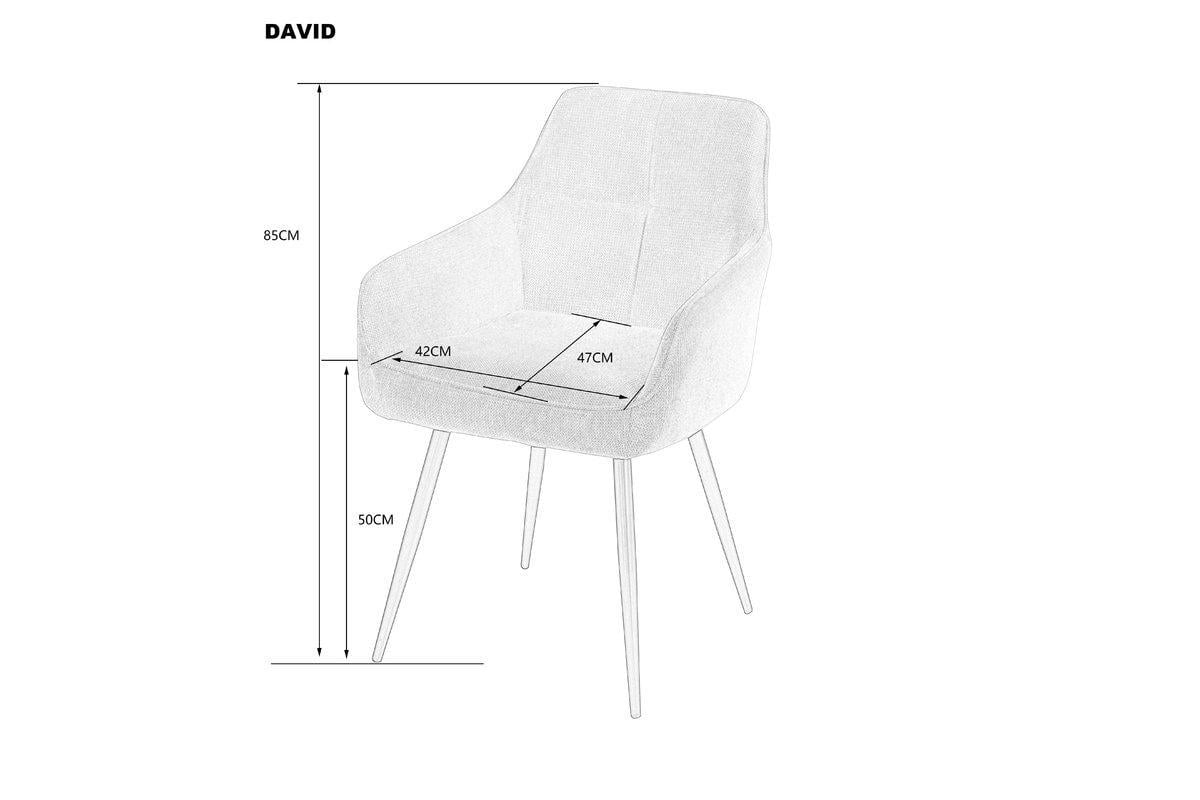 Стул-кресло офисный DAVID мягкий Серый - фото 6 Стул-кресло офисный DAVID мягкий Серый - фото 6