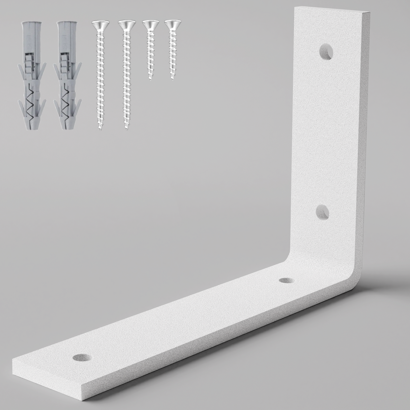 Держатель для полок Лофт универсальный 140х100 мм 1 шт. Белый