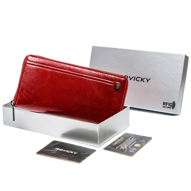 Кошелек женский кожаный ROVICKY CPR-8794-BAR-6880 Red
