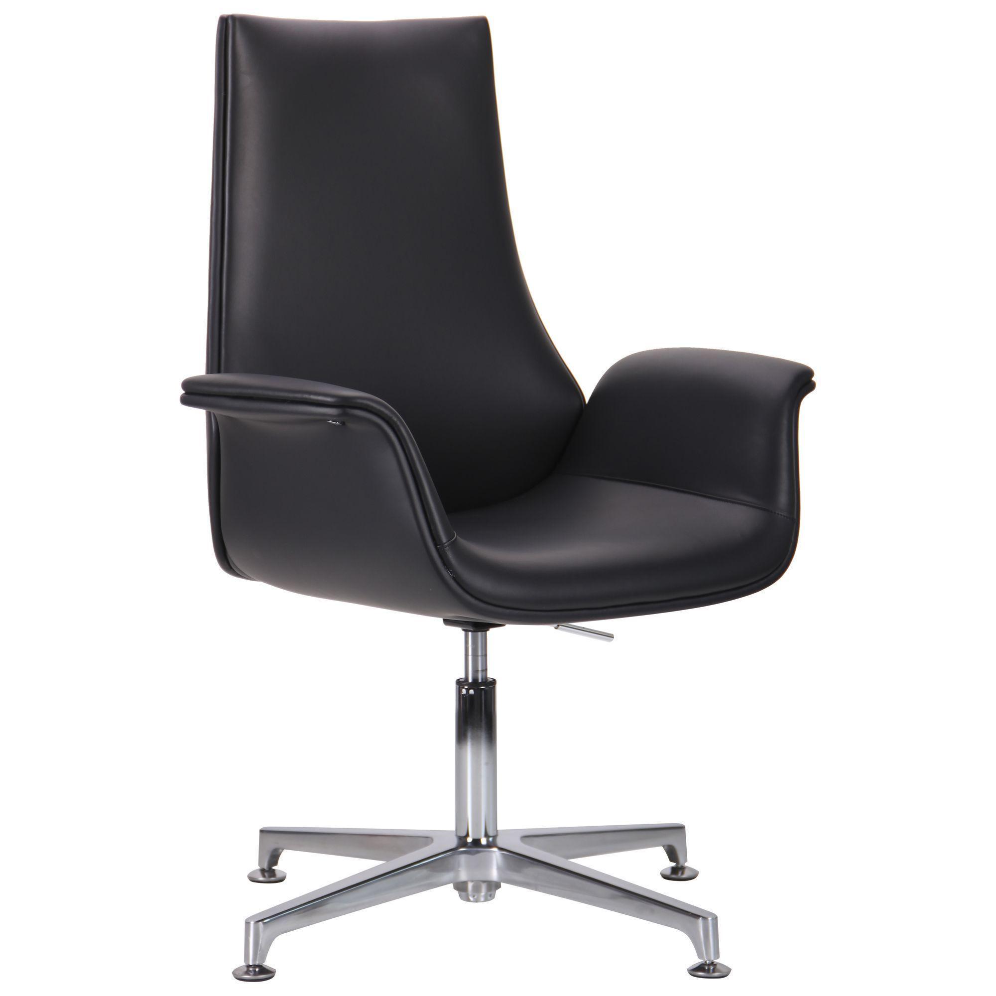 Офісне крісло AMF Bernard CF Black 1050+140х760х590 Хром/Чорний