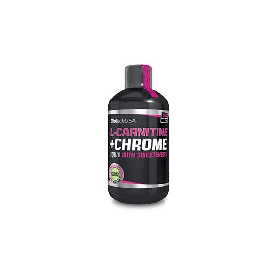 Комплексный жиросжигатель BioTechUSA L-Carnitine+Chrome 500 мл 33 порций Orange