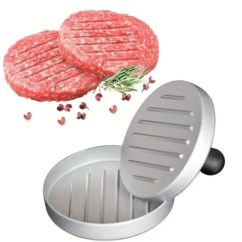 Пресс для гамбургеров ручной с антипригарным покрытием 12 см Серебристый (D-0020) - фото 5 Пресс для гамбургеров ручной с антипригарным покрытием 12 см Серебристый (D-0020) - фото 5